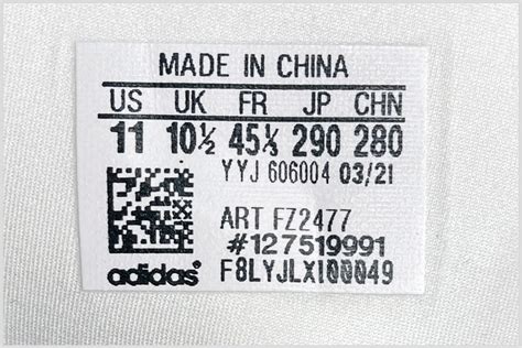 adidas shoe codes.